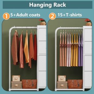 Dresser with Hanging Rack - Image 4