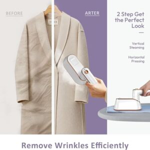 Travel Steamer, Premium Travel Steamer for Clothes Portable in Travel Mini Size - Image 3