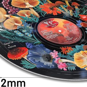 HK Studio Records Botanical Wall Art Aesthetic 12" Pack 4 - Dorm Decor - Image 4