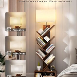 6 Tier Tree Bookshelf with Smart Light - Image 4