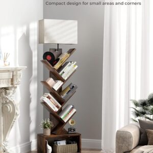 6 Tier Tree Bookshelf with Smart Light - Image 5