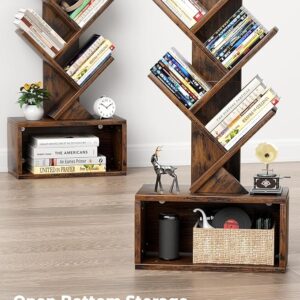 6 Tier Tree Bookshelf with Smart Light - Image 6
