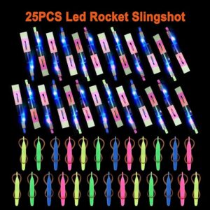 25 Sets LED Flying Set, 25 Slingshot+25 Glow Helicopter-50 Pcs - Image 3