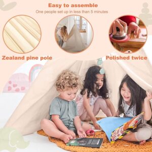 Tiny Land Kids-Teepee-Tent with Lights & Campfire Toy - Image 5