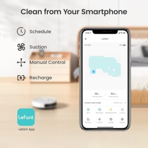 Lefant Robot Vacuum Cleaner, Strong Suction - Image 5