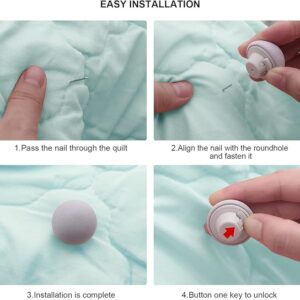 MQUPIN Duvet Clips 16 Pcs,Non-Slip Quilt Fixator - Image 4