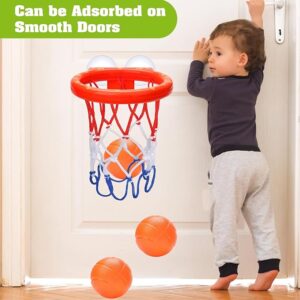 Bath Toys - Bathtub Basketball Hoop for Kids Toddlers - Image 6