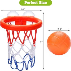 Bath Toys - Bathtub Basketball Hoop for Kids Toddlers - Image 7